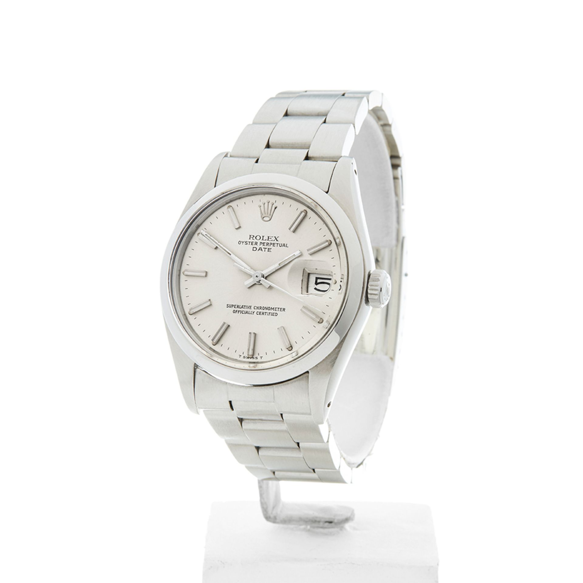 Rolex Date 36mm Stainless Steel 1500 - Image 3 of 9