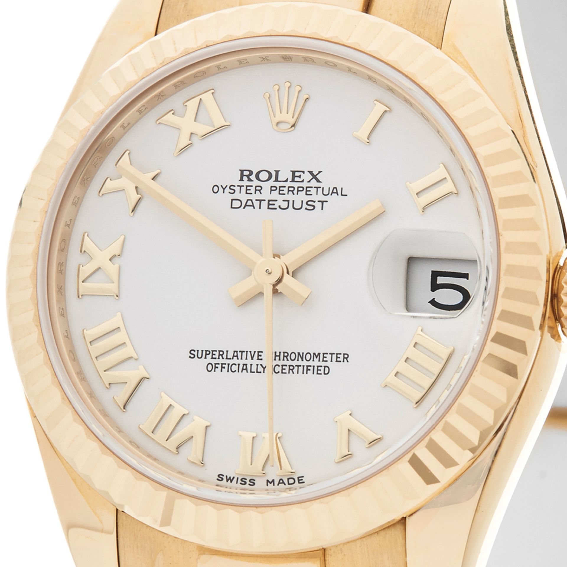 Rolex, Datejust 31mm 18k Yellow Gold 178278