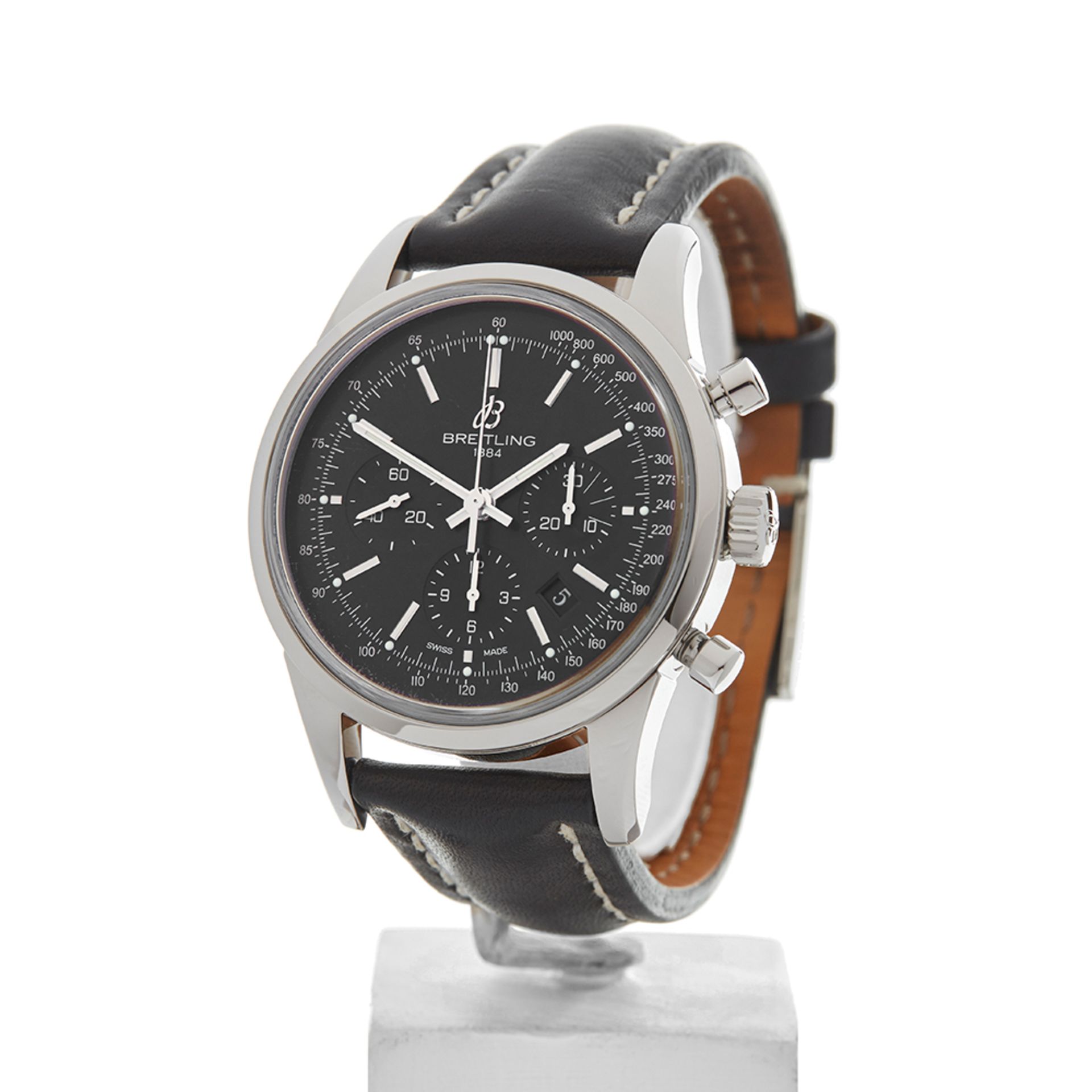 Breitling, Transocean Chronograph 43mm Stainless Steel AB015212 - Image 3 of 8