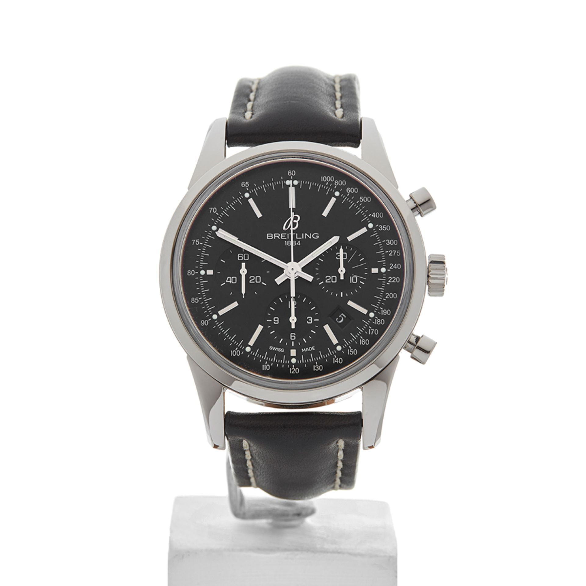 Breitling, Transocean Chronograph 43mm Stainless Steel AB015212 - Image 2 of 8