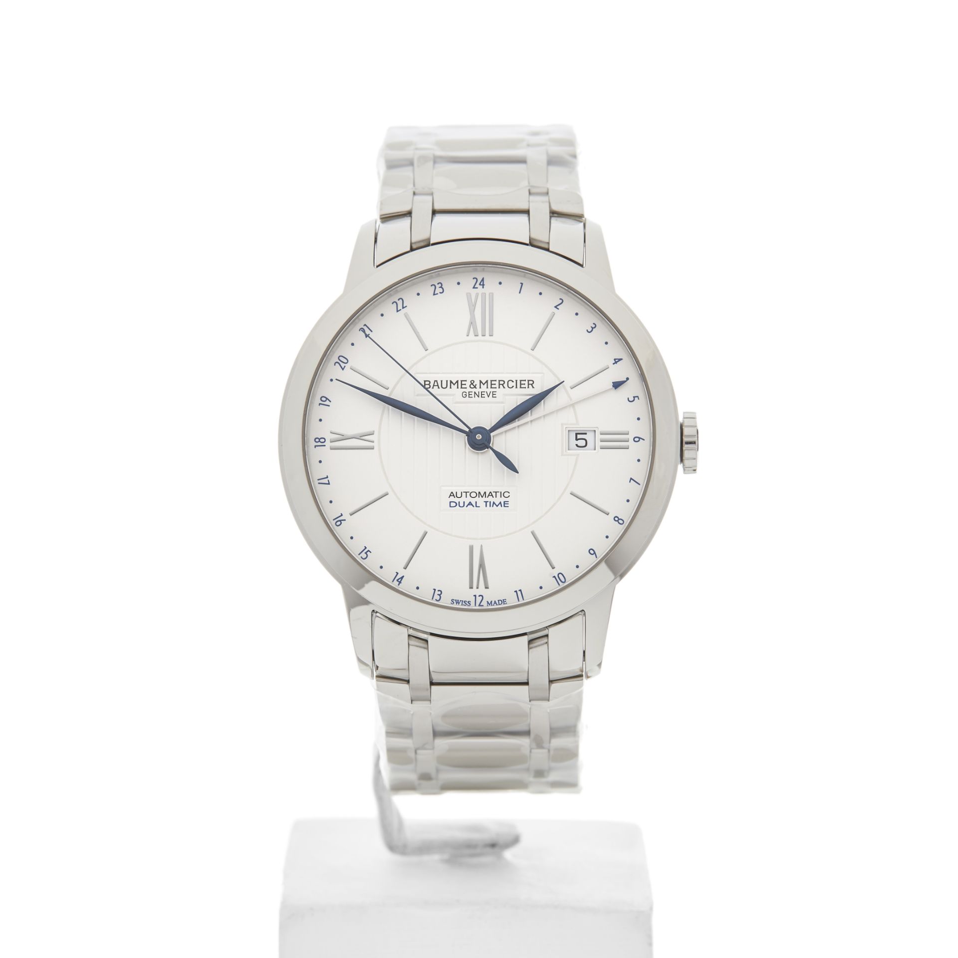 Baume & Mercier, Classima Dual Time 40mm Stainless Steel M0A10273 - Image 2 of 8