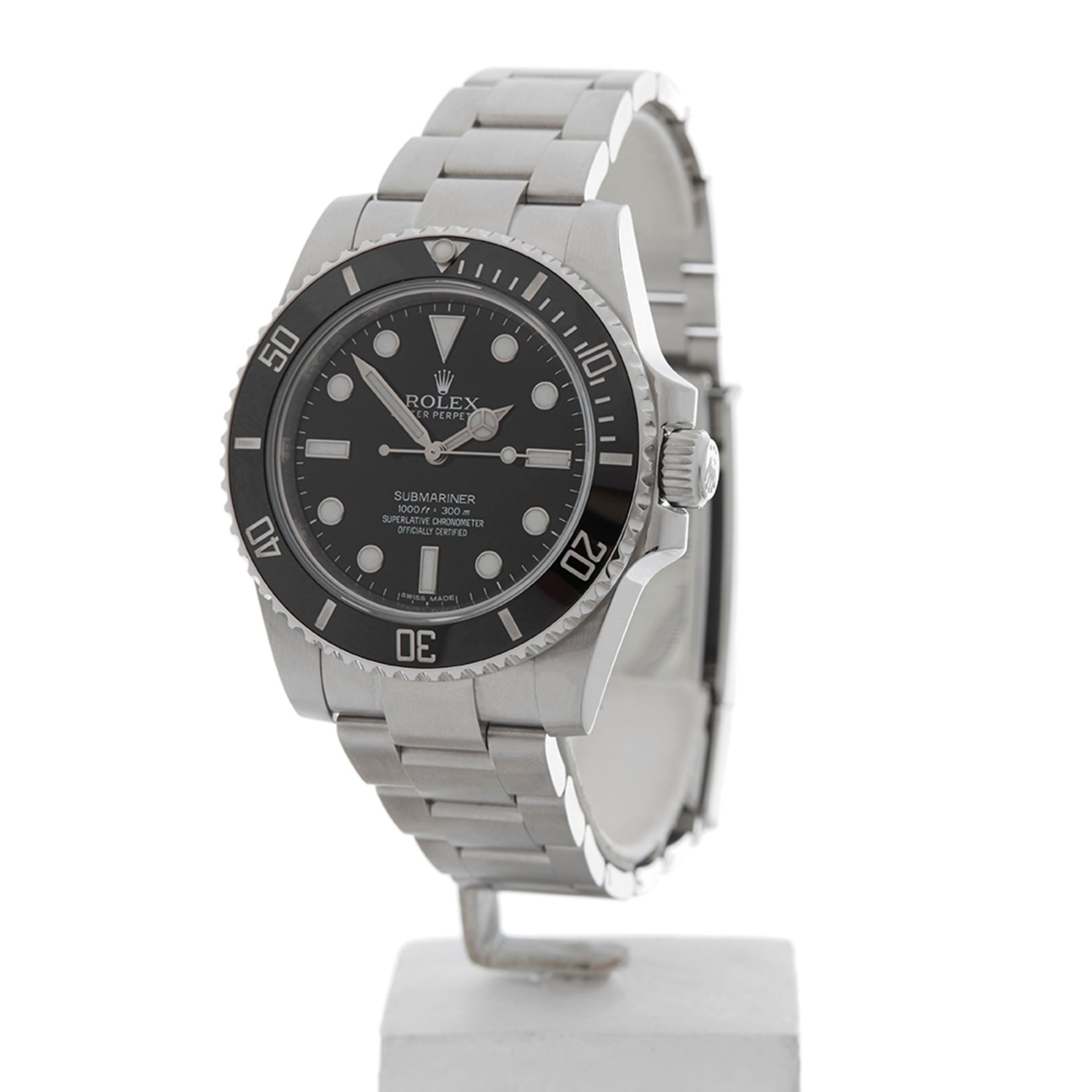 Rolex, Submariner Non Date 40mm Stainless Steel 114060 - Image 3 of 9