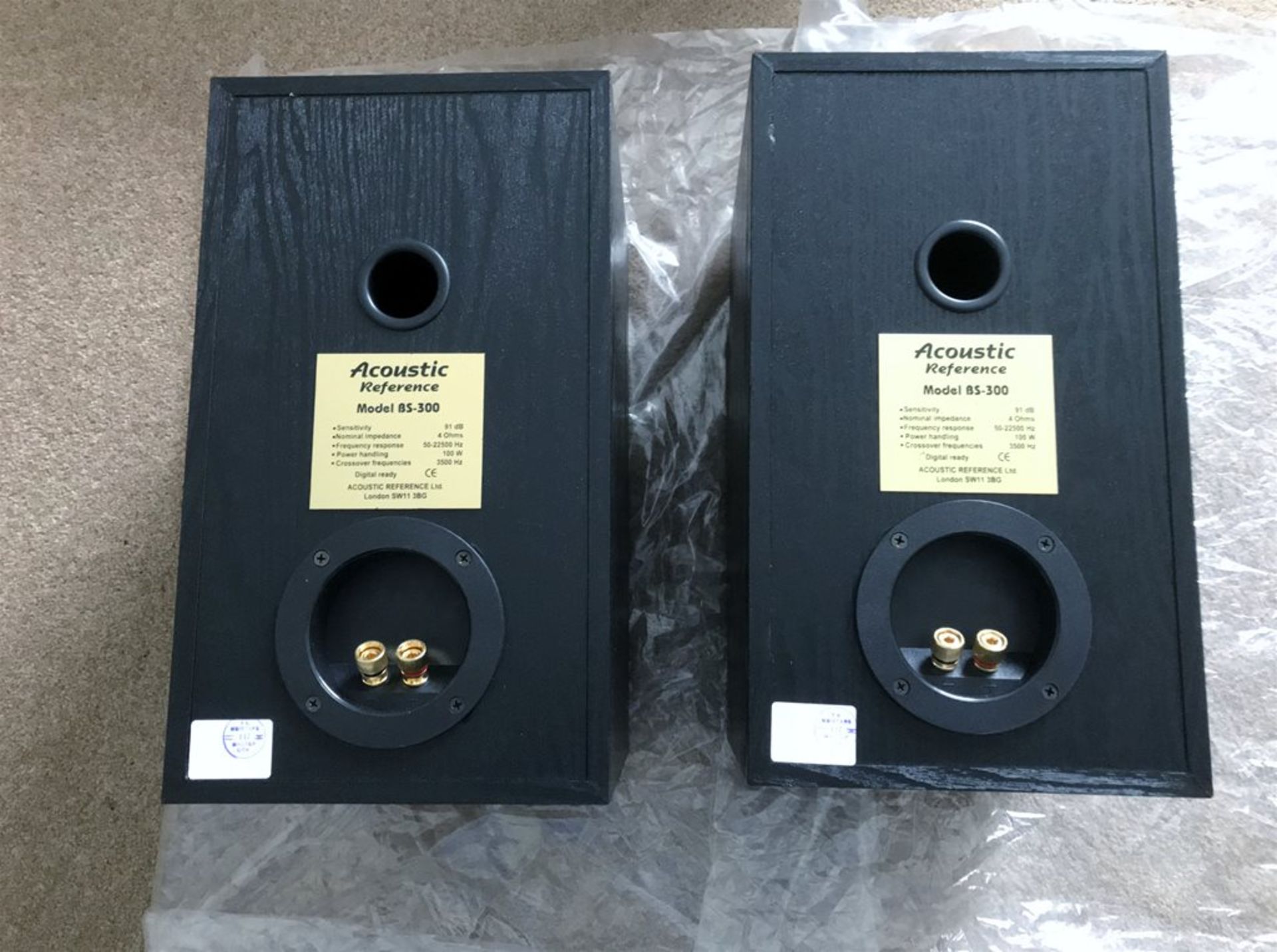 Acoustic Reference BS-300 Bookshelf Speakers Brand New - Image 2 of 4