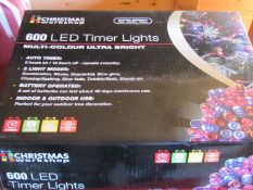 600 LED Timer Lights. Brand new Stock. No vat on Hammer. Shipping available.