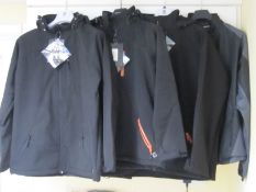 4 x Good Quality Branded Sports Jackets. BNWT. No vat on Hammer. Shipping available.