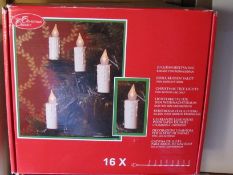 Candle type Christmas Tree Lights. Brand new Stock. No vat on Hammer. Shipping available.