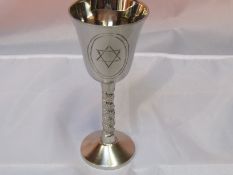 Kiddush Cup. Brand new Stock. No vat on Hammer. Shipping available.
