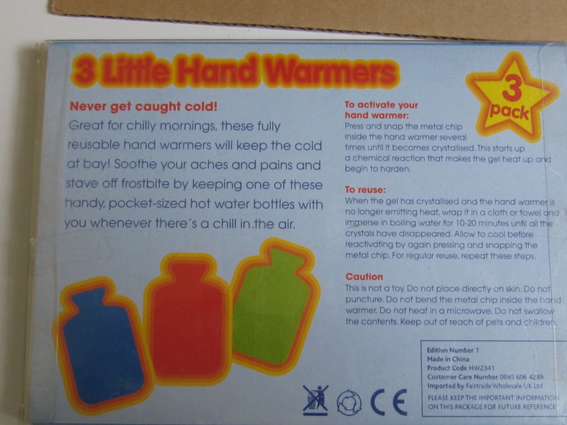57 x Re-usable Hand Warmers. New unused Stock. No vat on Hammer. Shipping available. - Image 3 of 6