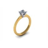 A Brilliant Round cut Diamond 1.12 ct