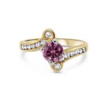 Diamond and Rhodolite Crossover Ring