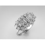 A Multistone Diamond Cluster Ring