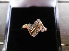 18 CT Gold Diamond ring