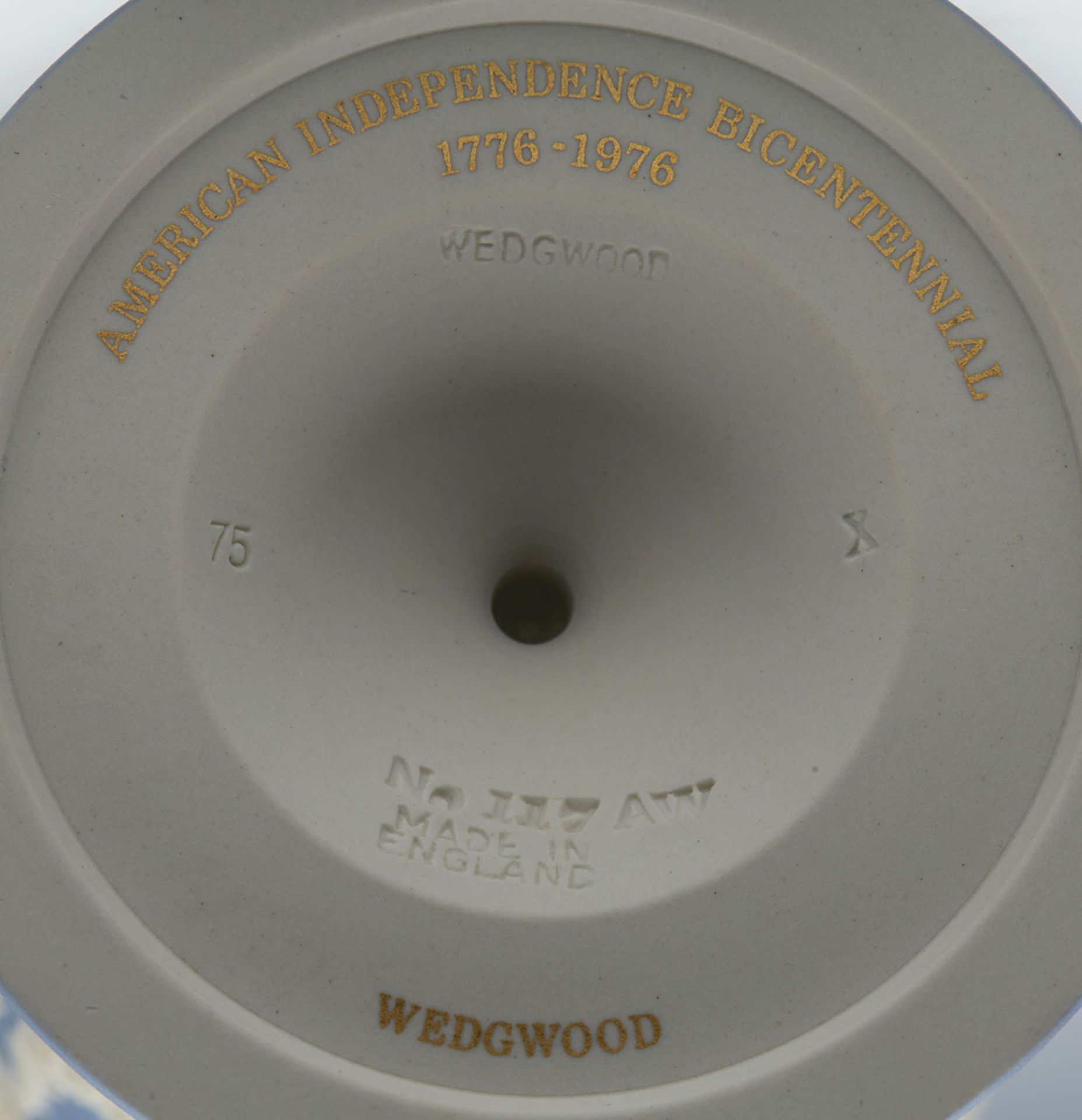 Wedgwood Ltd Edn American Independence Diced Goblet 1976 - Image 7 of 9