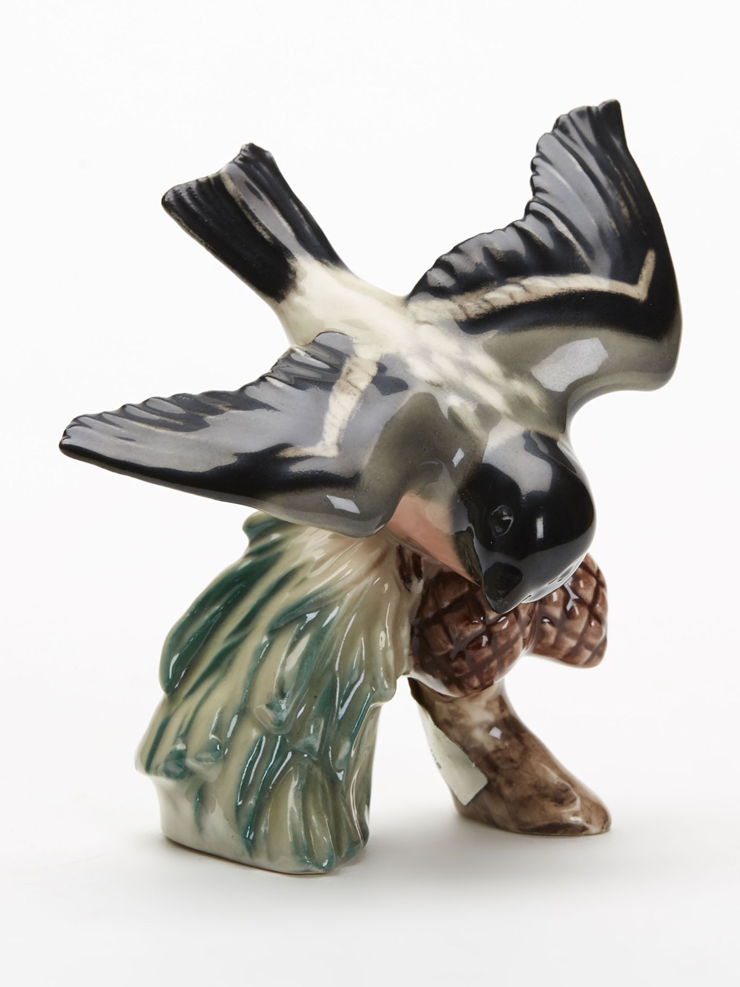 Vintage W Goebel Pottery Figure Bullfinch Bird 20Th C.