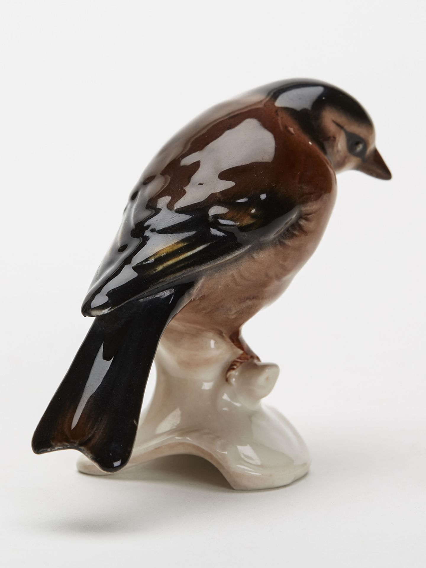 Vintage W Goebel Pottery Figure Goldfinch Bird 20Th C. - Image 2 of 8