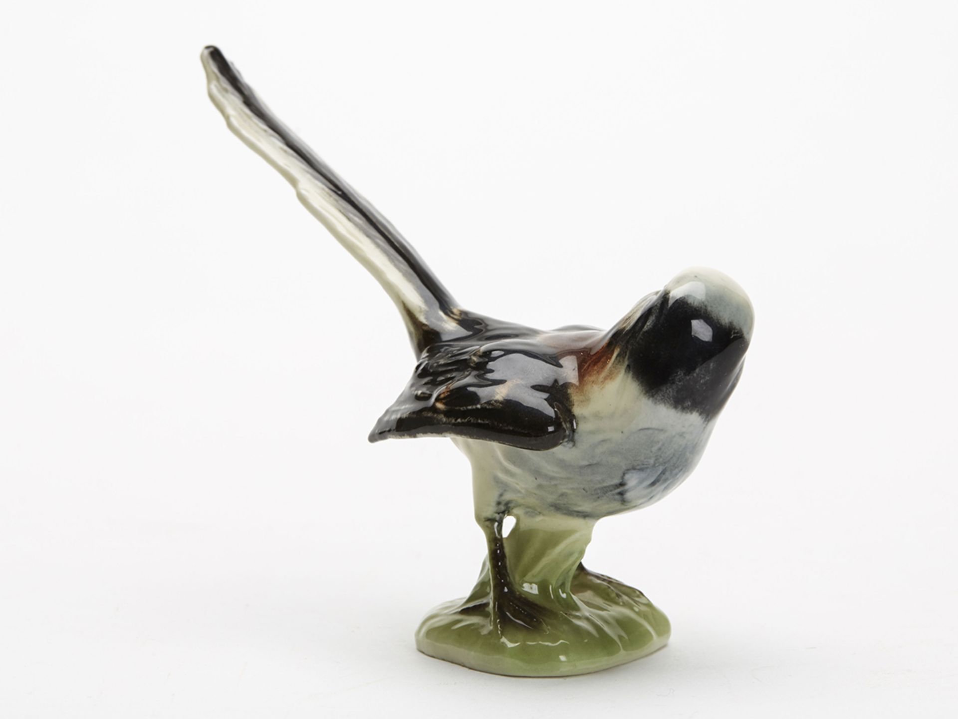 Vintage W Goebel Pottery Figure Long Tailed Titmouse 1966 - Image 3 of 9