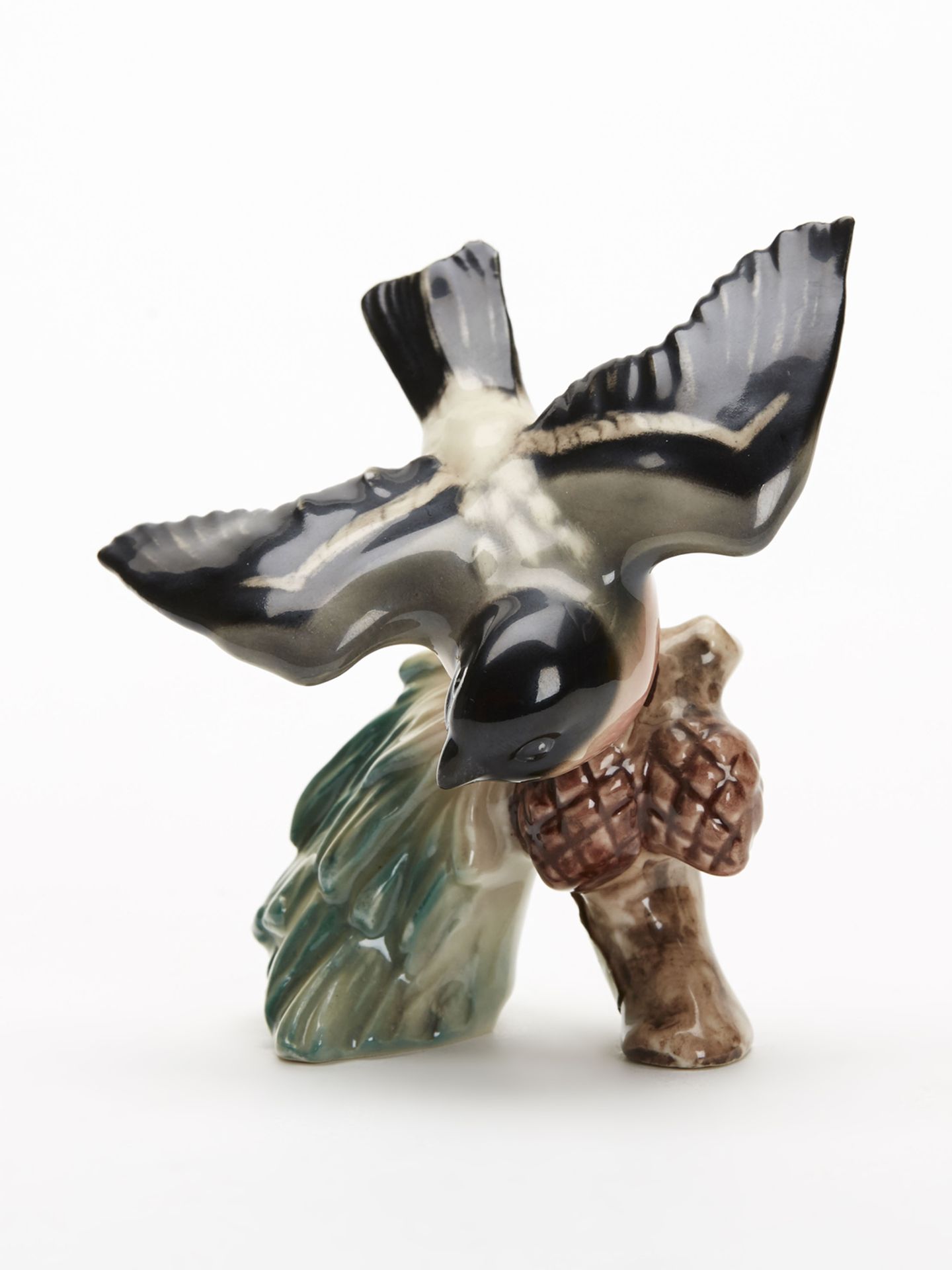 Vintage W Goebel Pottery Figure Bullfinch Bird 20Th C. - Image 5 of 7