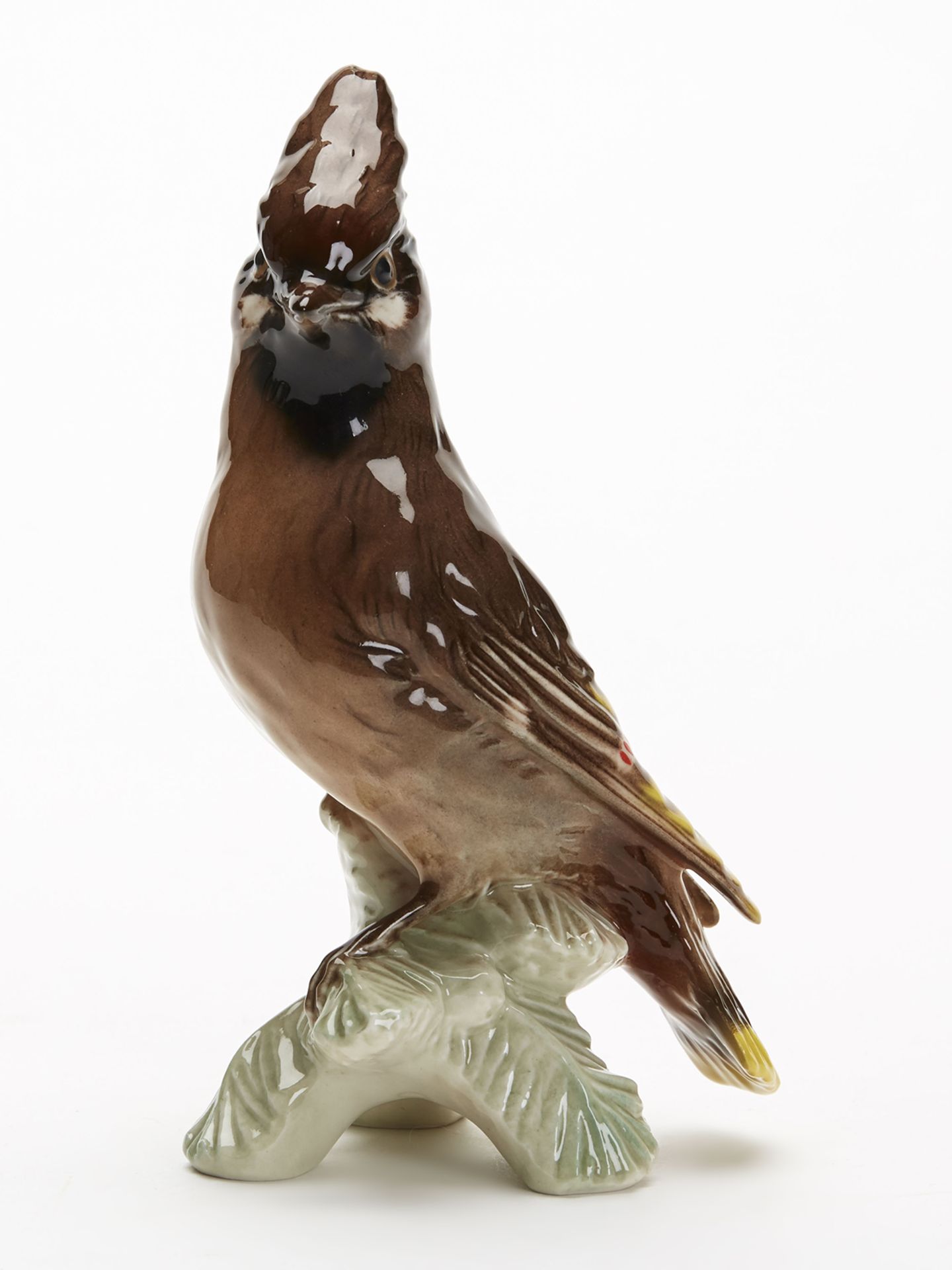 Vintage W Goebel Pottery Figure Of A Waxwing Bird 1967 - Image 7 of 9