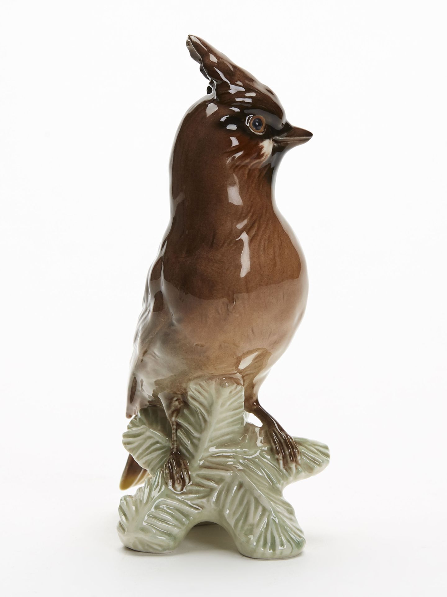 Vintage W Goebel Pottery Figure Of A Waxwing Bird 1967 - Image 4 of 9