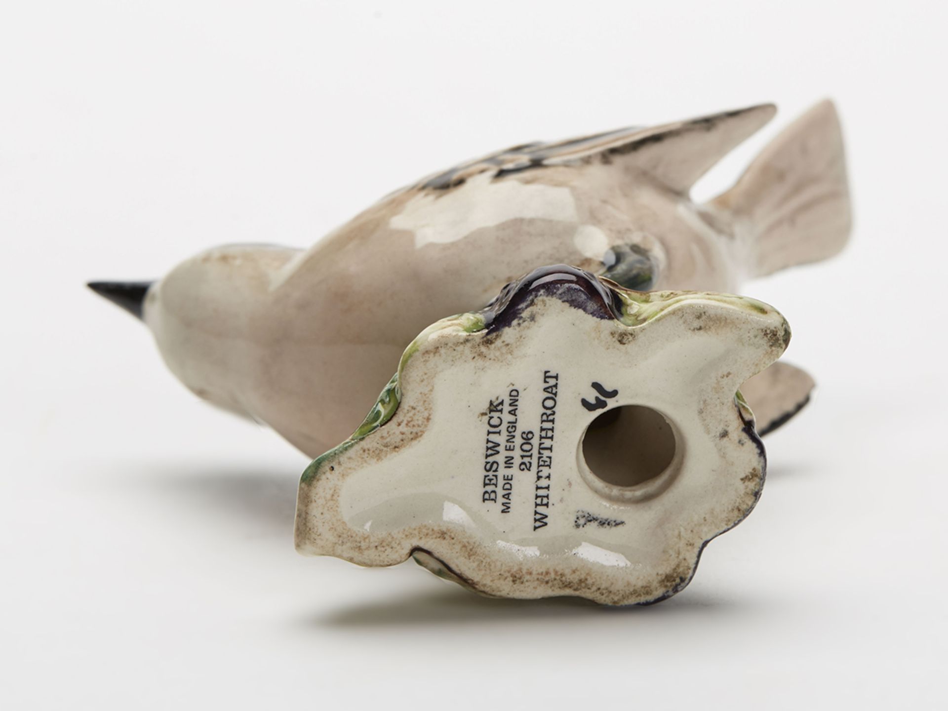 Vintage Beswick Pottery Figure Whitethroat Bird 20Th C. - Image 6 of 7