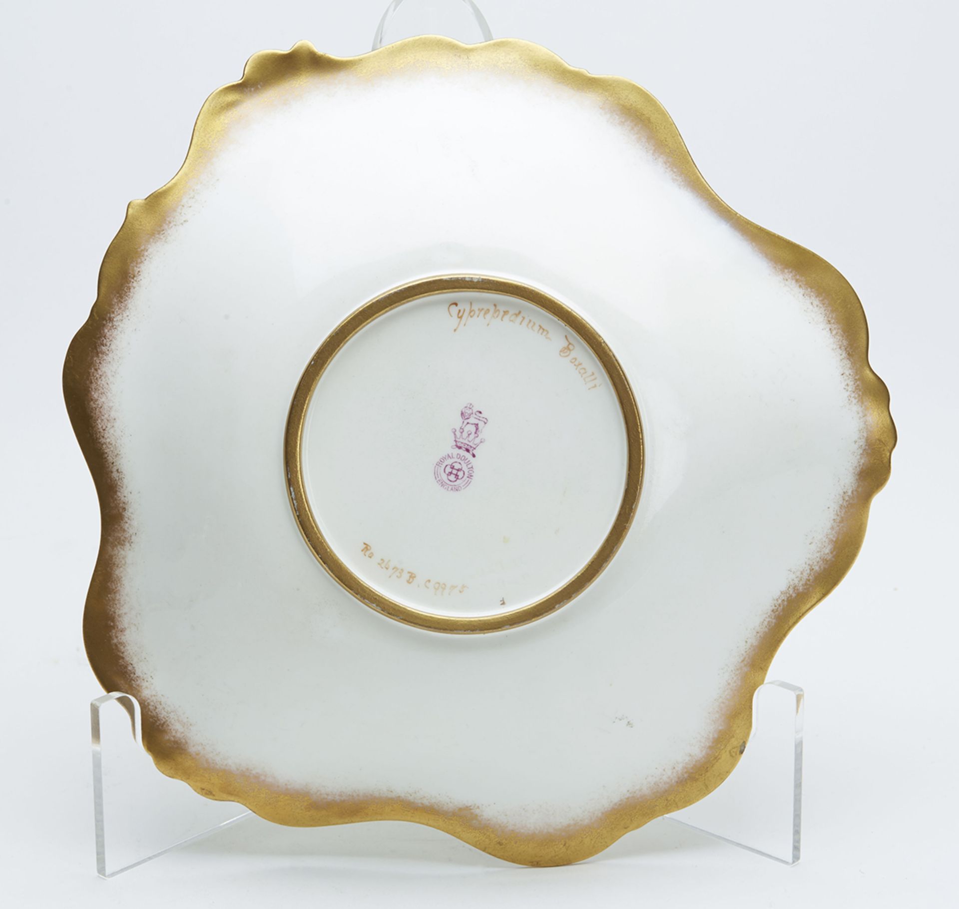 Royal Doulton Hand Painted Floral Dish D Dewsberry C.1930 - Image 5 of 7