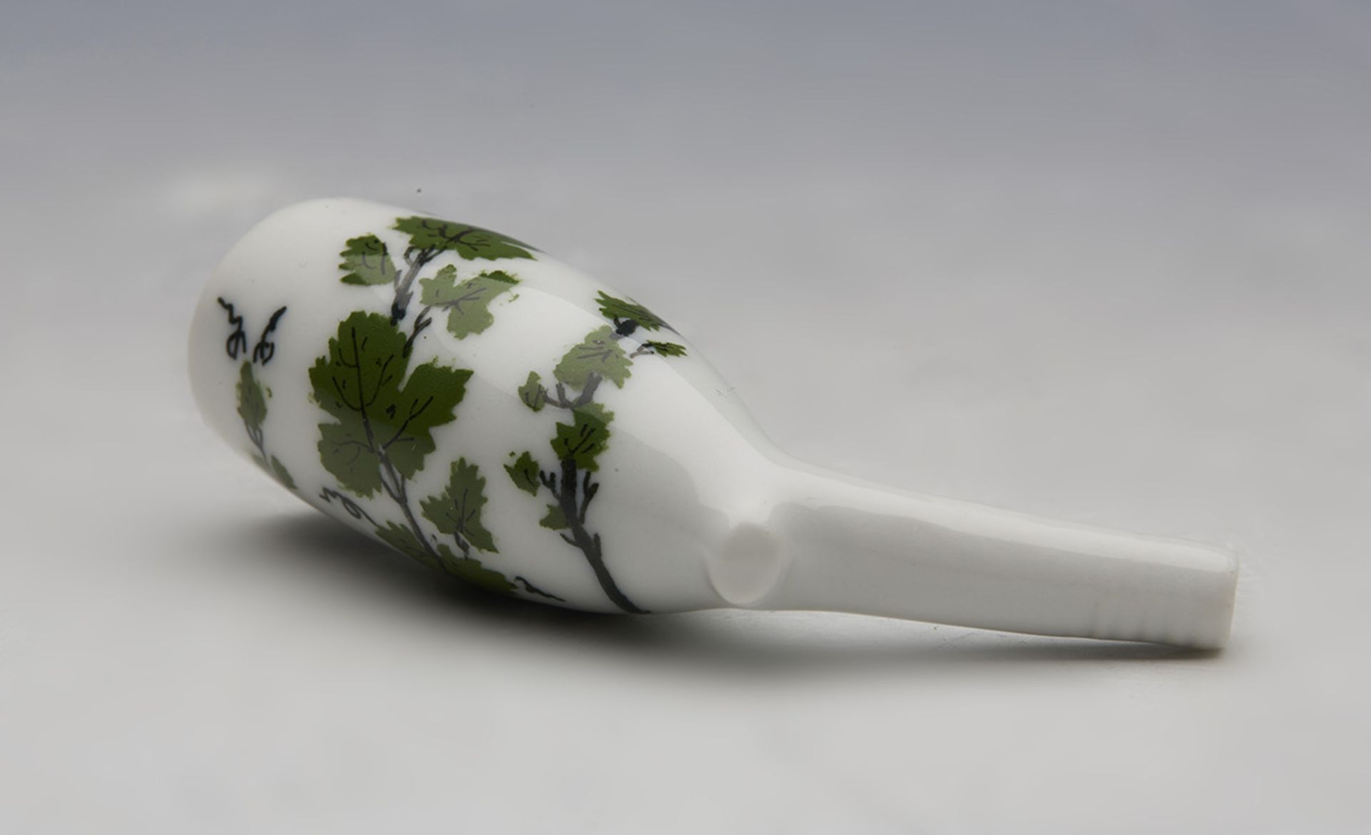 Antique German Meissen Porcelain Pipe Bowl With Ivy 19Th C. - Image 4 of 5