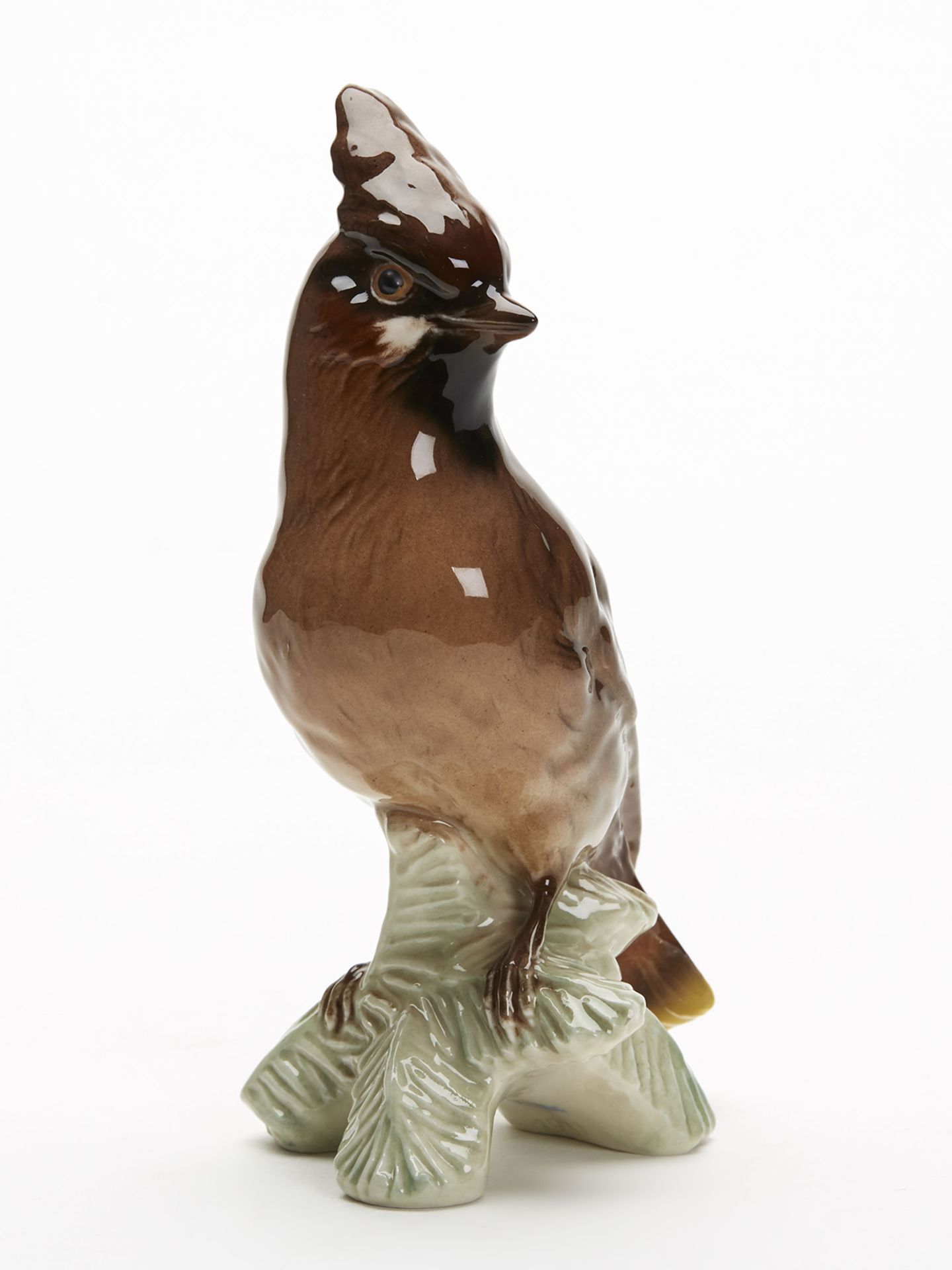 Vintage W Goebel Pottery Figure Of A Waxwing Bird 1967 - Image 3 of 9