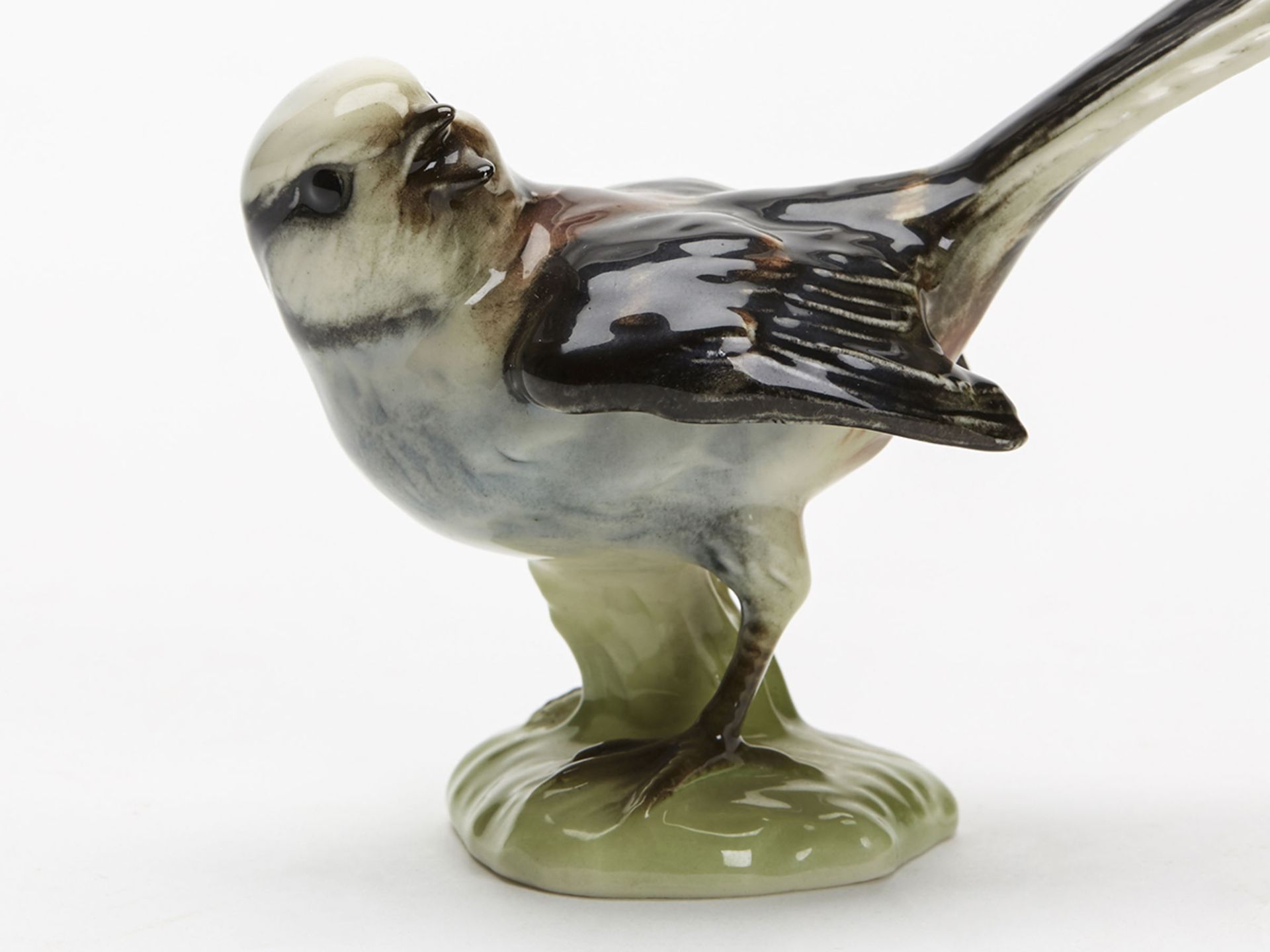 Vintage W Goebel Pottery Figure Long Tailed Titmouse 1966 - Image 7 of 9