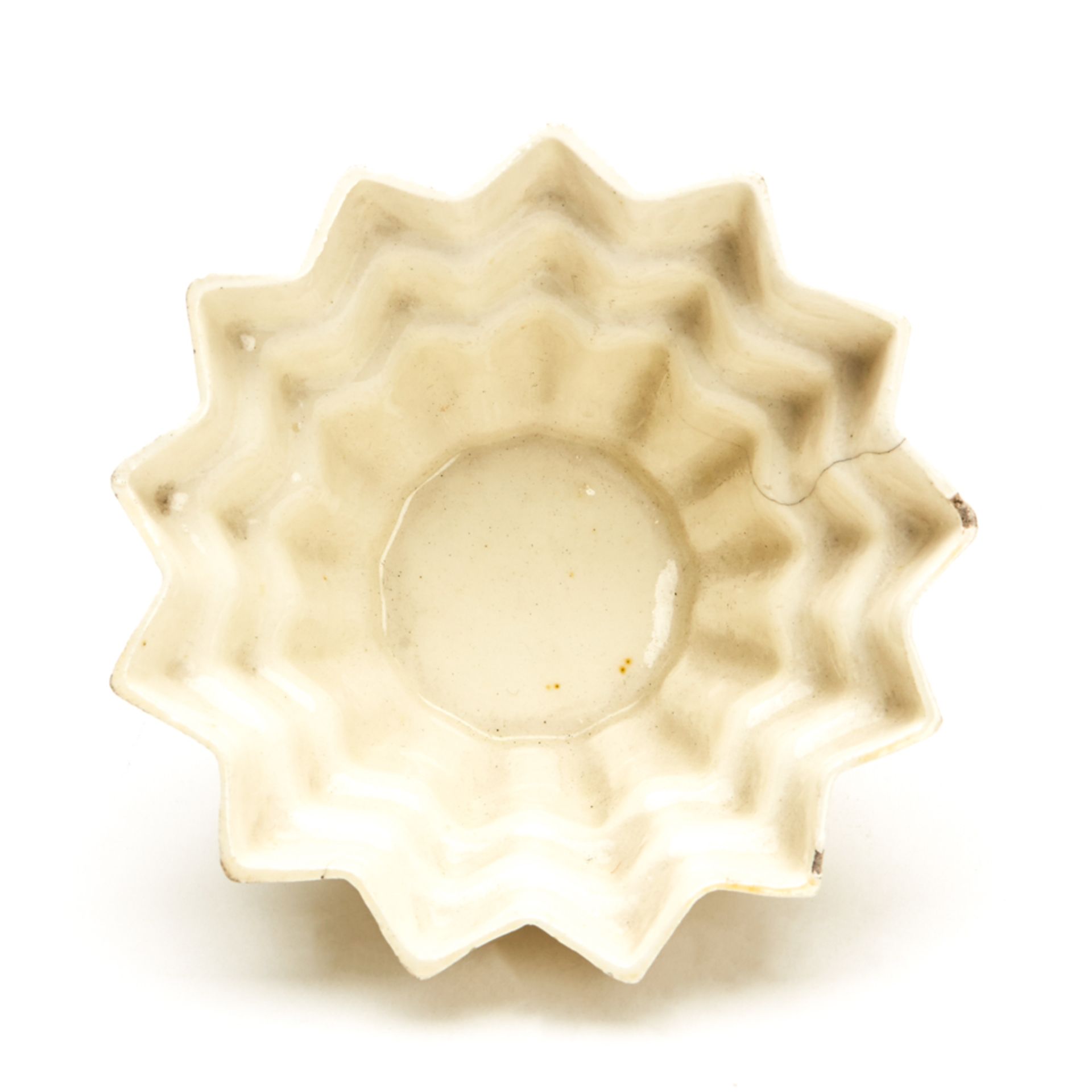 Rare Leeds Pottery Creamware Miniature Aspic Mould 18Th C. - Image 4 of 6