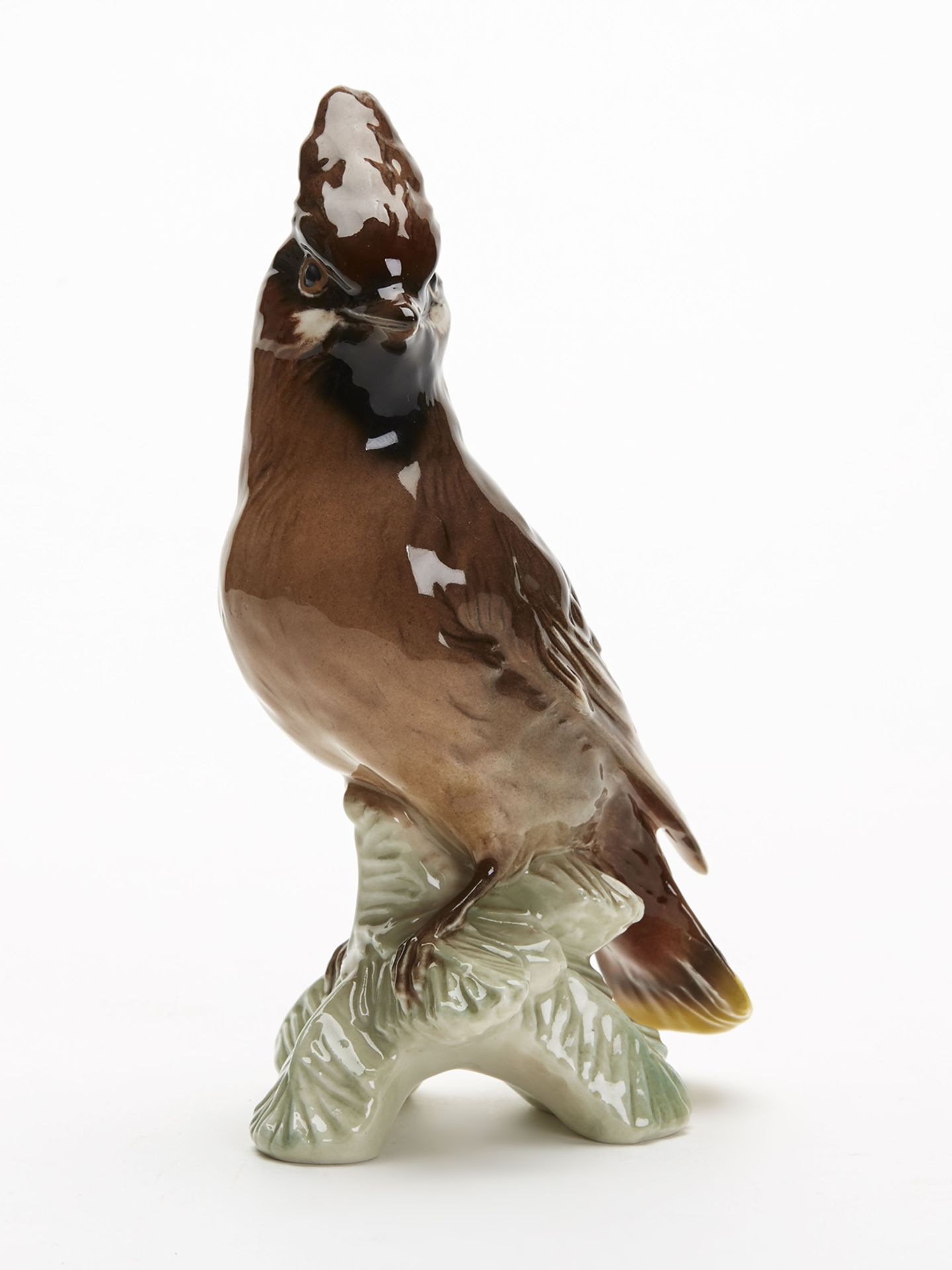 Vintage W Goebel Pottery Figure Of A Waxwing Bird 1967 - Image 2 of 9