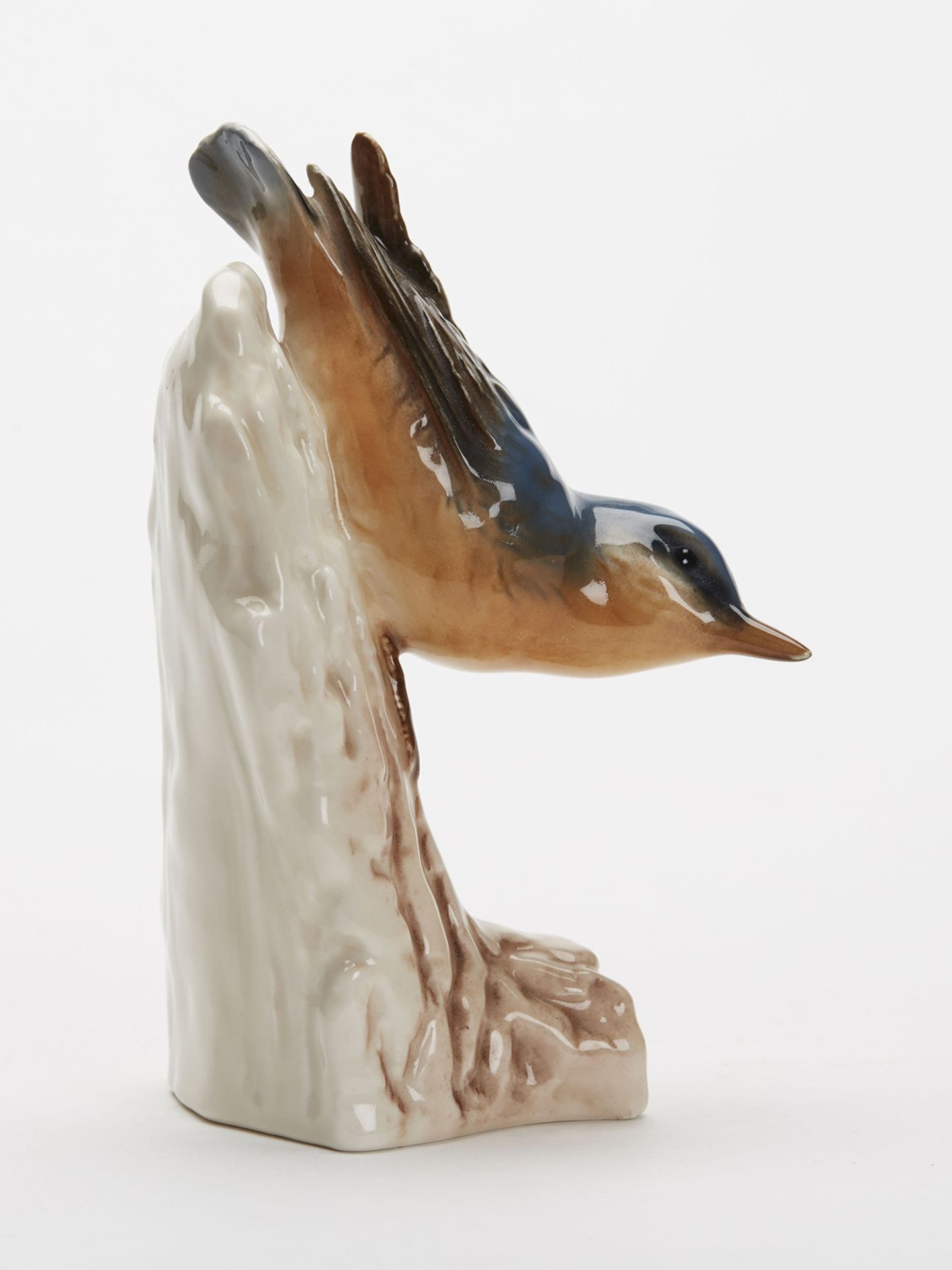 Vintage W Goebel Pottery Figure Of A Nuthatch Bird 1967 - Image 2 of 7