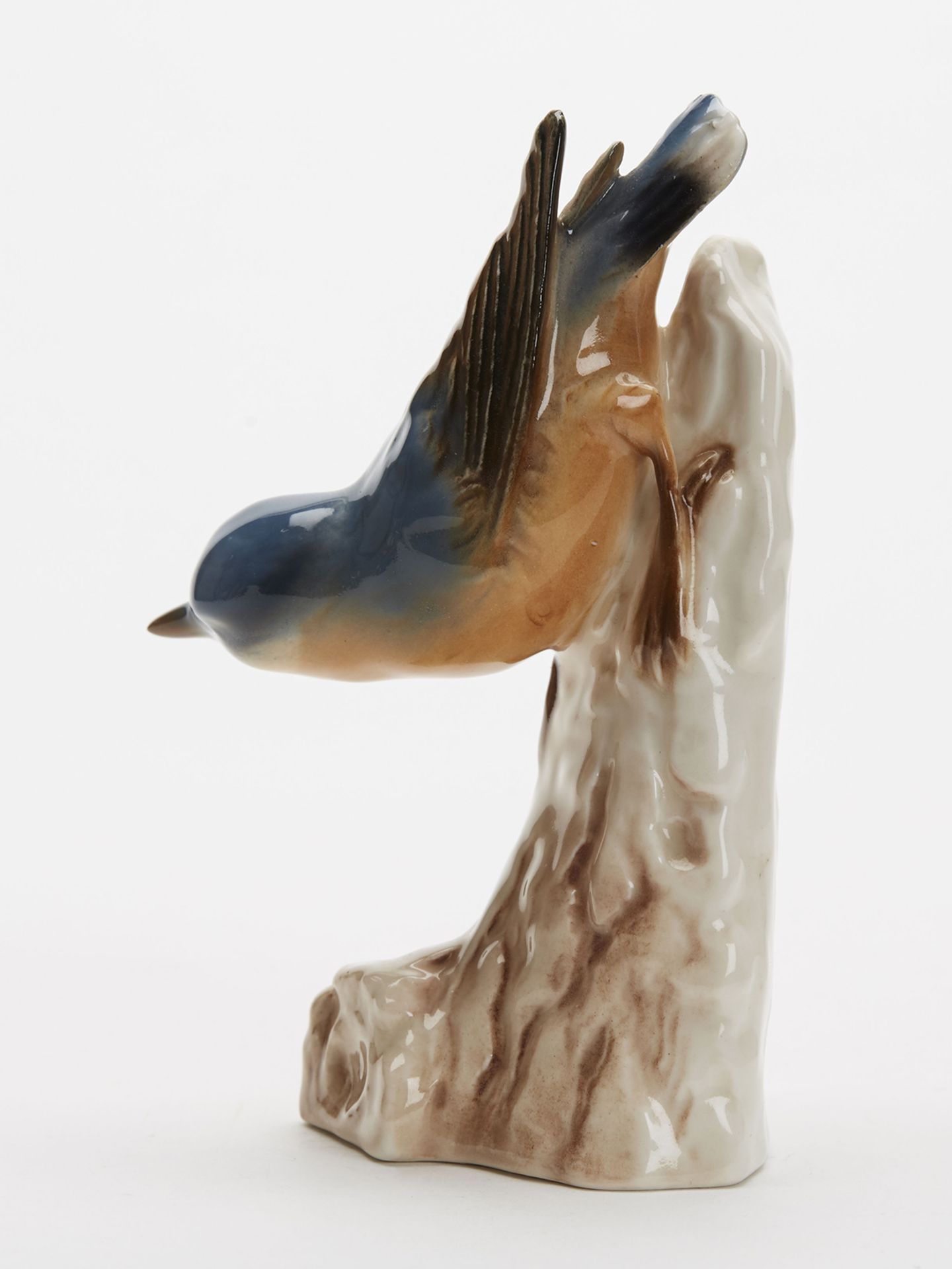 Vintage W Goebel Pottery Figure Of A Nuthatch Bird 1967 - Image 4 of 7