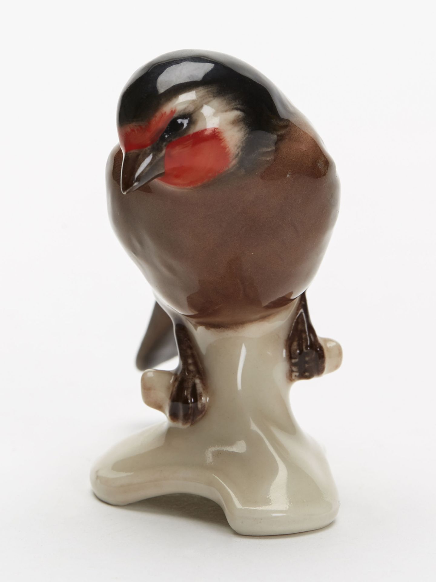 Vintage W Goebel Pottery Figure Goldfinch Bird 20Th C. - Image 2 of 8