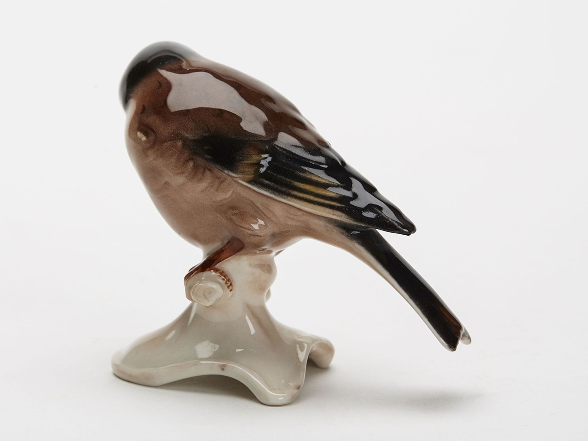 Vintage W Goebel Pottery Figure Goldfinch Bird 20Th C. - Image 3 of 8