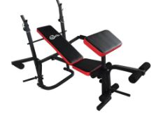 Adjustable All in One Dumbbell Barbell Weight Bench Folding/Butterfly/Preacher Curl/Flat/Incline