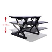 Adjustable Sit and Stand Standing Desk Large 89cm x 59cm