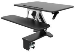 Adjustable Sit and Stand Standing Desk 80cm x 52cm with Desk Clamp