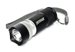JetFast Rechargeable Pocket Sized Waterproof LED Torch with PowerPod (99mm)