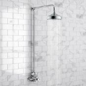 (N145) 200mm Head Traditional Thermostatic Exposed Shower Kit. RRP £399.99. We take our cues from