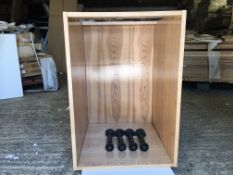 (2Ivy) Thirty Three (33) Various Cabinets Consisting Of - 13X 500 Basket Base Real Wood Ash/Oak
