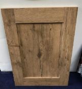 (1Kos) Over One Hundred And Forty (140) - Farmhouse Oak Shaker Doors Consisting Of: 11X 300 X 720,