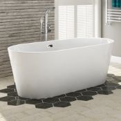(K1) 1700x800mm Ava Slimline Freestanding Bath - Large. RRP £1,499. Room To Share If you are looking
