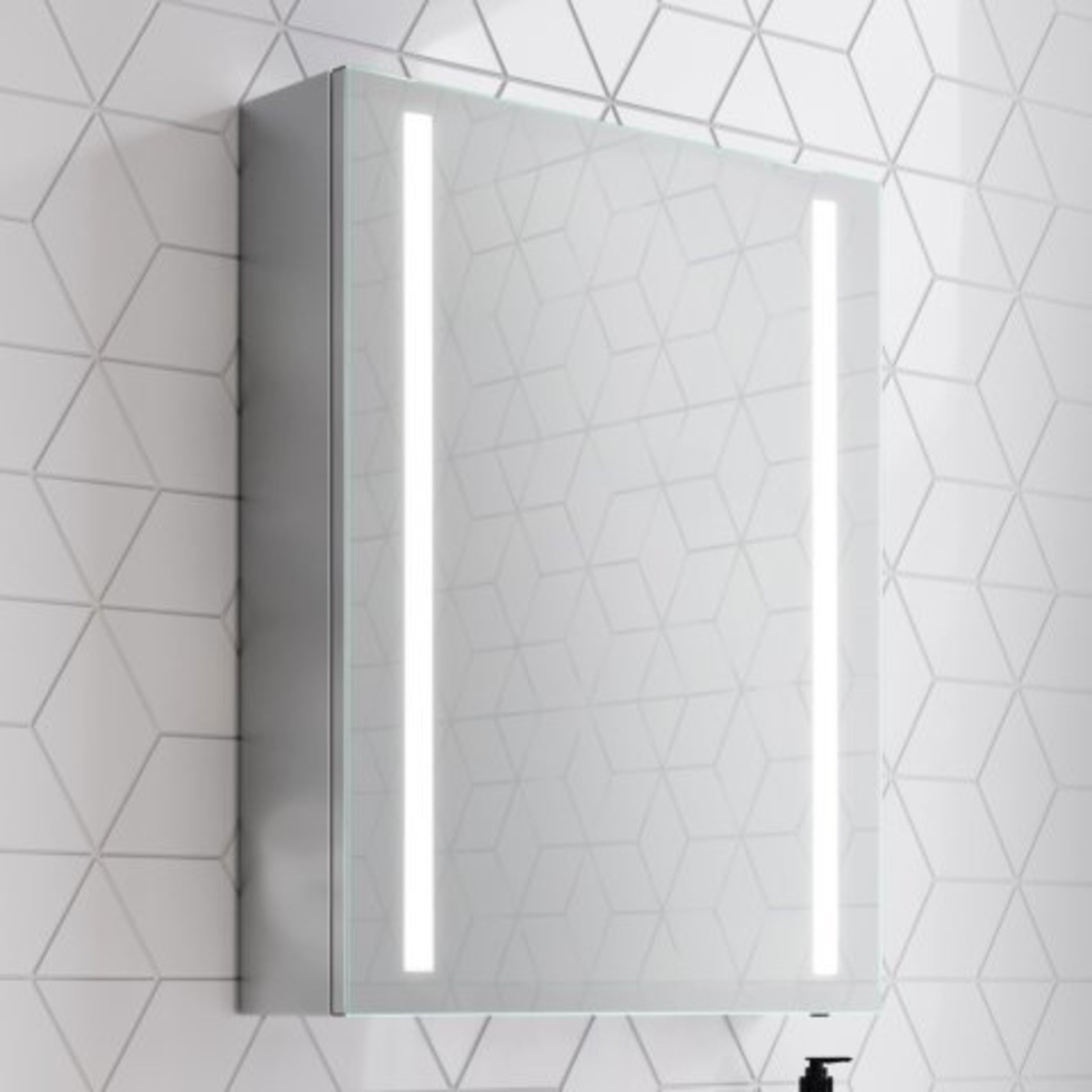 (K162) 500x650mm Dawn Illuminated LED Mirror Cabinet. RRP £349.99. Perfect Reflection The featured - Image 2 of 5