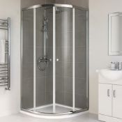 (K4) 800x800mm - Elements Quadrant Shower Enclosure. RRP £199.99. Budget Solution Our entry level
