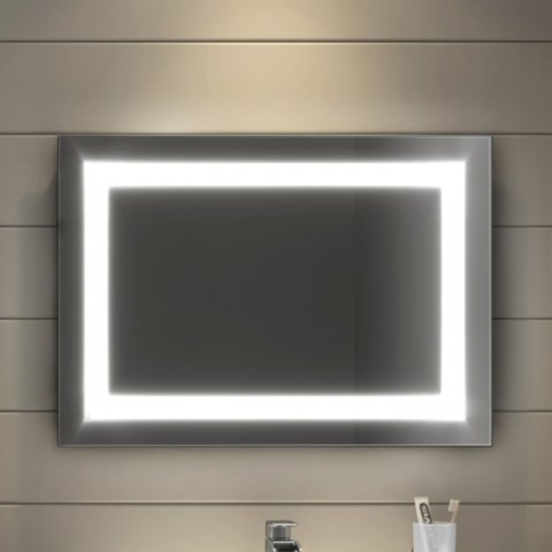 (A249) 500x700mm Nova Illuminated LED Mirror. RRP £349.99. Perfect Reflection The featured mirror