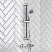 (K33) Round Thermostatic Bar Mixer Kit with Bath Filler. RRP £199.99. Our Exposed Thermostatic