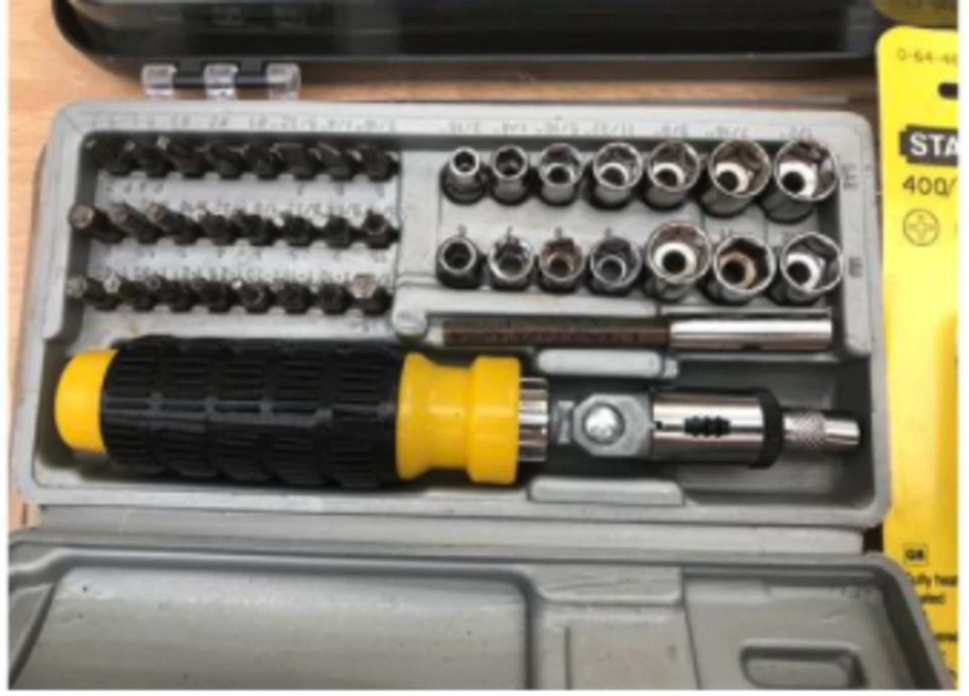 Quantity Of Tools - 40 Piece Screwdriver Bit Set, 34 Piece Combination Drill Set & Screwdriver - Image 3 of 5