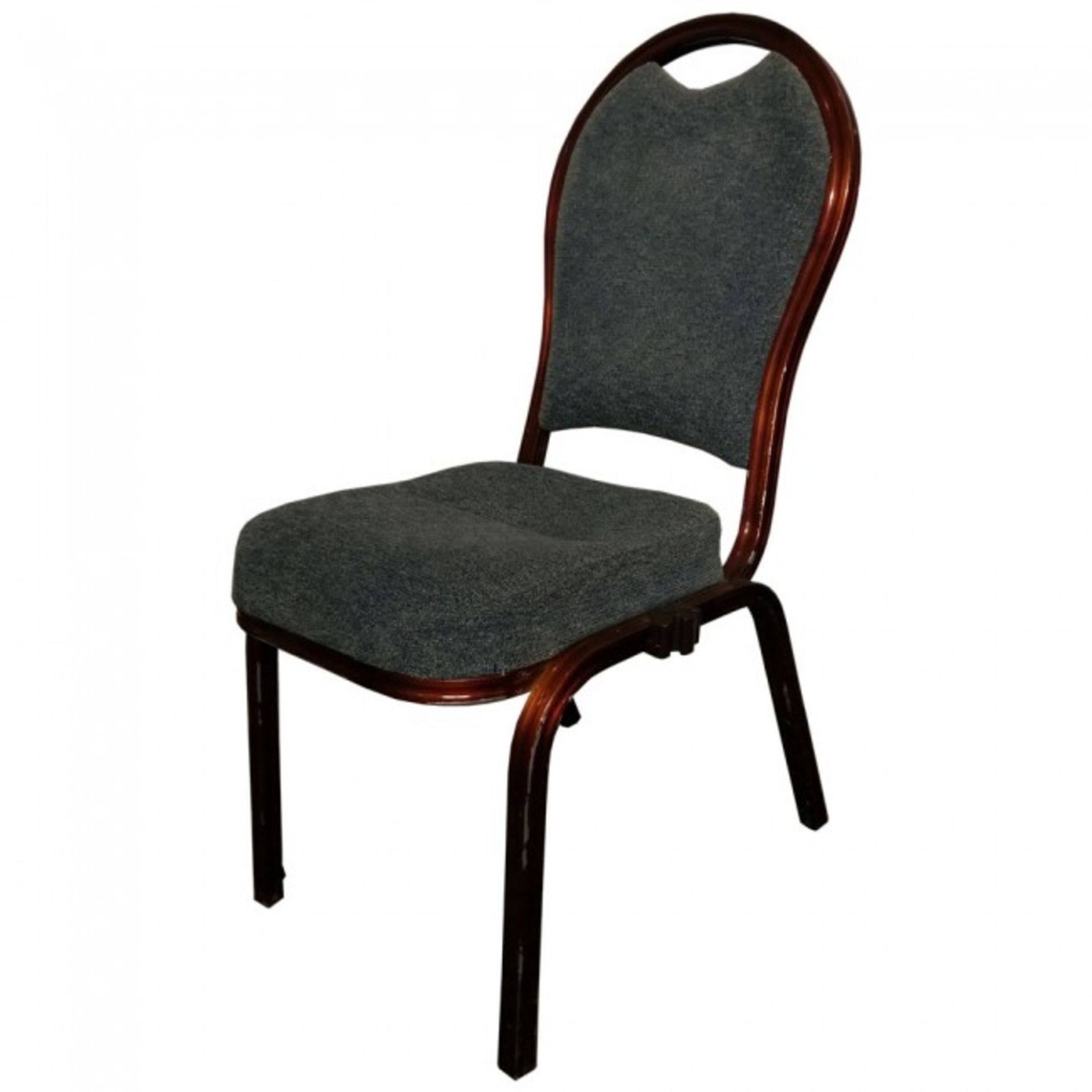 10 x Grey Banquet Chair - Ex Hotel Stock - Aluminium Frame