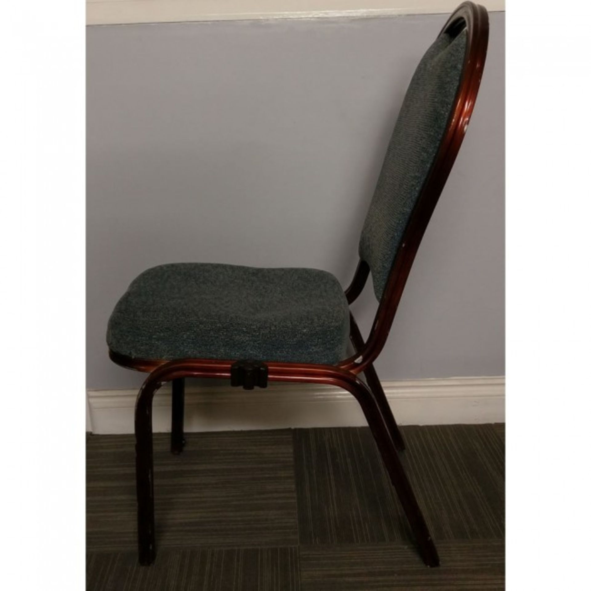 10 x Grey Banquet Chair - Ex Hotel Stock - Aluminium Frame - Image 3 of 4