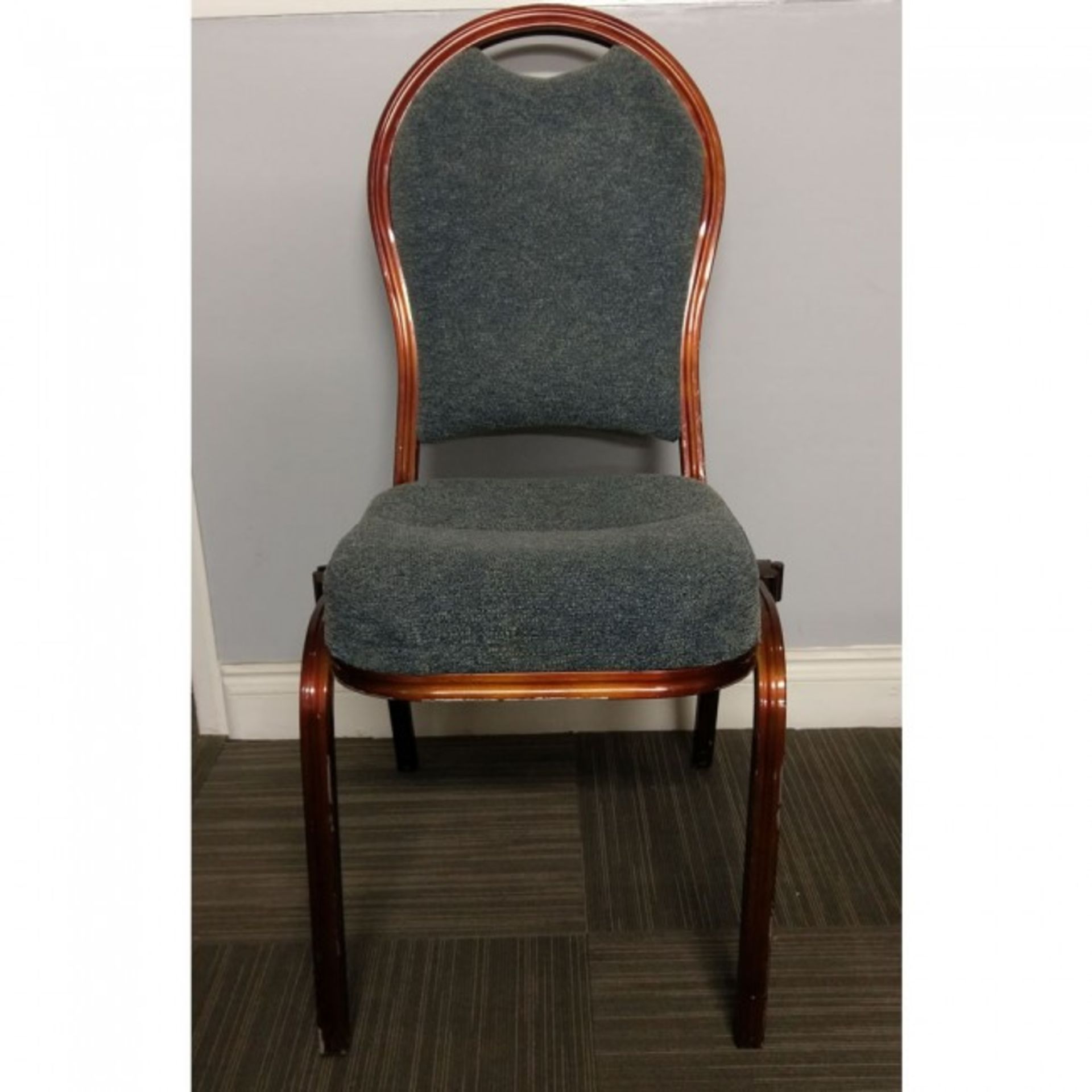 10 x Grey Banquet Chair - Ex Hotel Stock - Aluminium Frame - Image 2 of 4